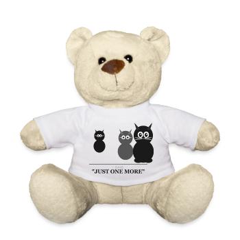 Nur noch eine Katzentrio-Silhouette - Teddy - Weiß - Vorne