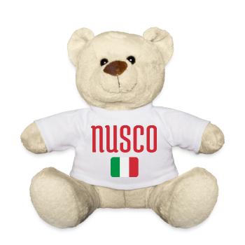 Nusco Drapeau italien - Nounours - blanc - Devant