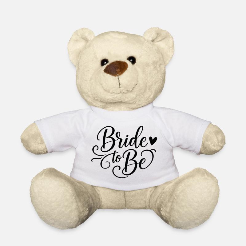 Future mariée lettressant avec le cœur - Nounours - blanc