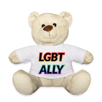 LGBT ALLY - Teddy - Weiß - Vorne
