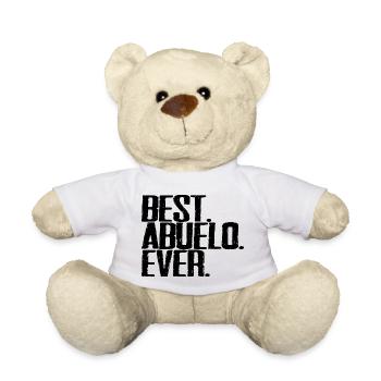 Best Abuelo Ever Grandpa Spanish Saying Retro Vintage - Teddy Bear - white - Front