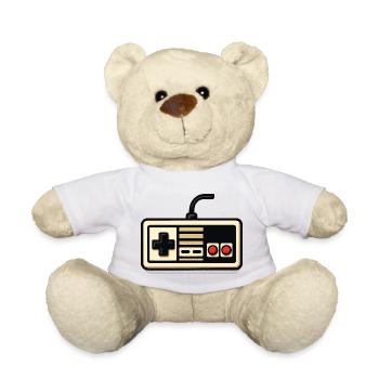 Retro-NES-Controller-Design - Teddy - Weiß - Vorne