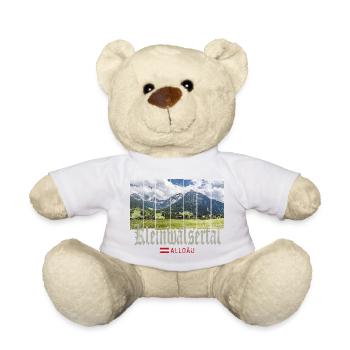 Kleinwalsertal Allgäu in Österreich Souvenir - Teddy - Weiß - Vorne