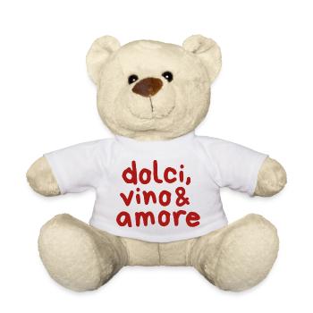 Dolci Vino Amore  - Teddy - Weiß - Vorne