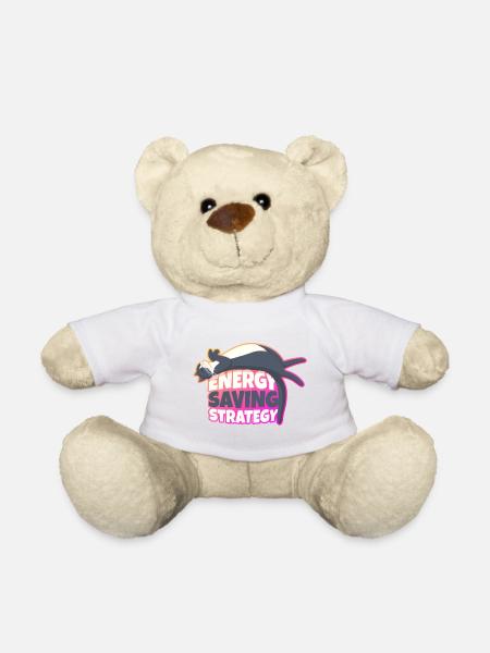 Energiesparstrategie Cat - Teddy - Weiß