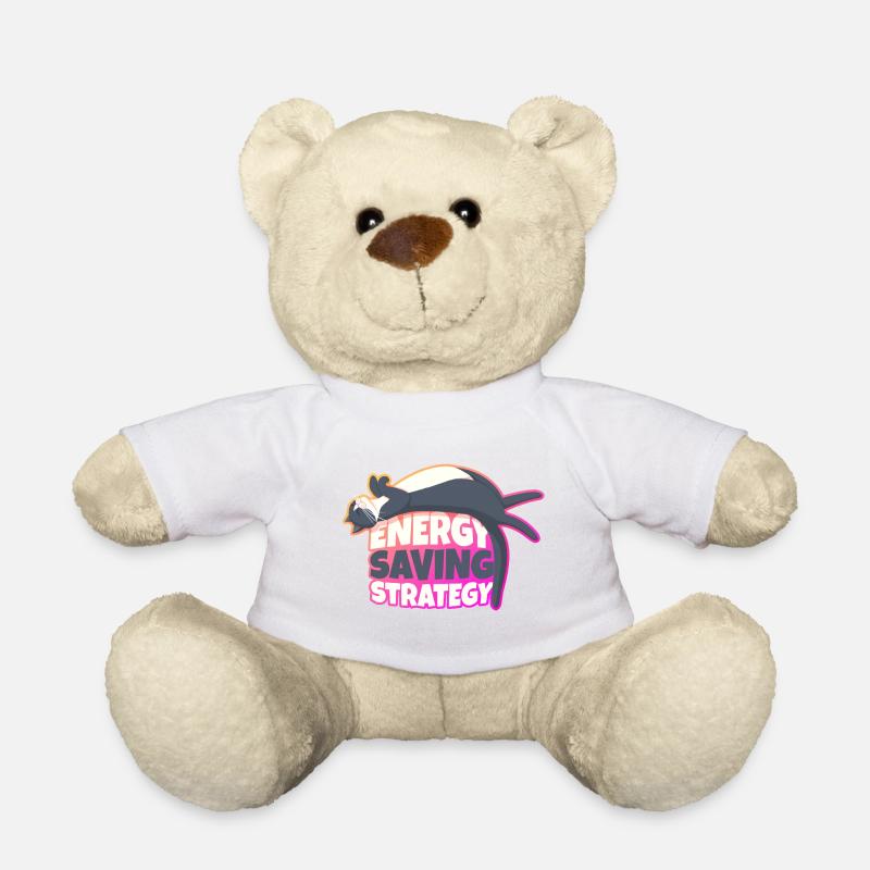 Energiesparstrategie Cat - Teddy - Weiß