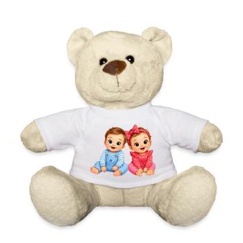 Petit Petit Garçon - Nounours - blanc - Devant