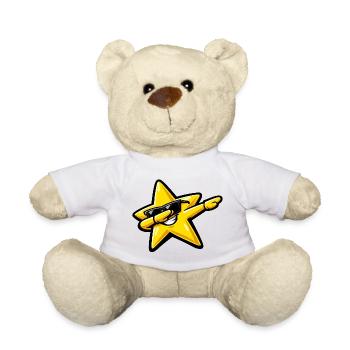 Dabbing Stern - Teddy - Weiß - Vorne