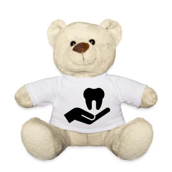 Dentiste, dentiste, cabinet dentaire - Nounours - blanc - Devant