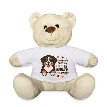 Berner Sennenhund Little Berner Therapy Humor  - Teddy - Weiß - Vorne