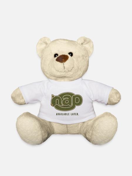 NAP – Später verfügbar | Schlafende Katze - Teddy - Weiß