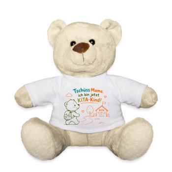 KitaKind Abschied von Mama - Teddy - Weiß - Vorne