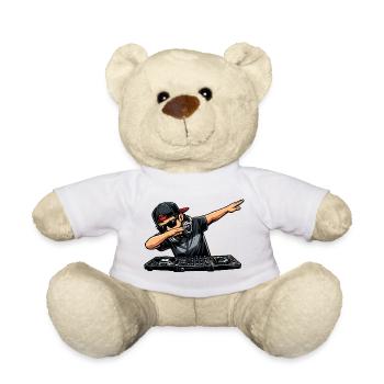 Dabbing DJ - Teddy - Weiß - Vorne