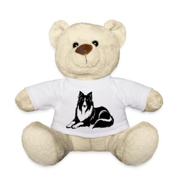 Collie-Hundelegen - Teddy - Weiß - Vorne