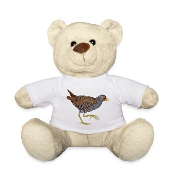Spotted Crake - Teddy Bear - white - Front