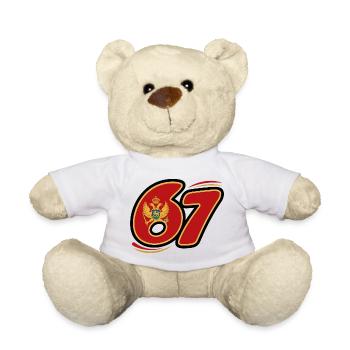 67 Montenegro Edition - Teddy Bear - white - Front