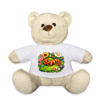 Bunter Hundertfüßer - Teddy - Weiß - Vorne