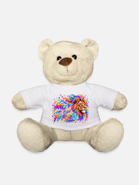 Mut hat viele Farben – Löwenstärke - Teddy - Weiß