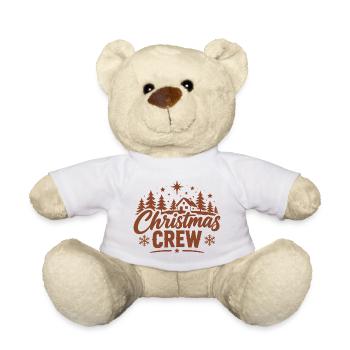 Rustikale Weihnachts Crew - Teddy - Weiß - Vorne