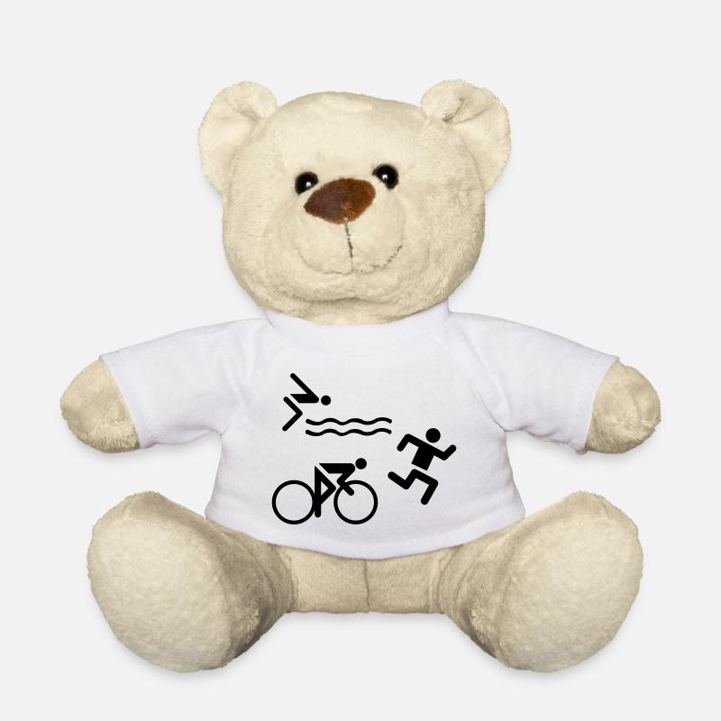 Triathlon - Teddy - Weiß
