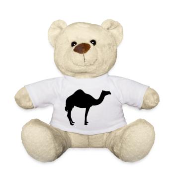 Kamel | Wüste | Dubai | Wüstenschiff - Nounours - blanc - Devant