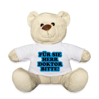 Für Sie Herr Doktor bitte | Promoviert - Nounours - blanc - Devant