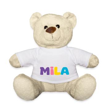 Name - Mila - Teddy - Weiß - Vorne