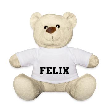 Nom - Felix - Nounours - blanc - Devant