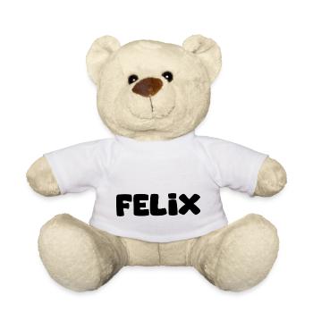 Nom - Felix - Nounours - blanc - Devant