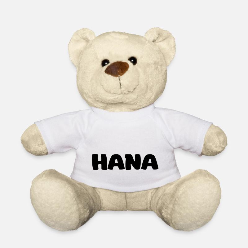 Nom - Hana - Nounours - blanc