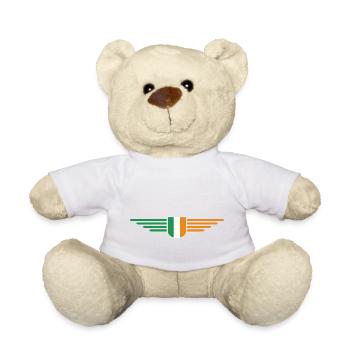 I Love Ireland Elegance Style Design T-Shirt - Nounours - blanc - Devant