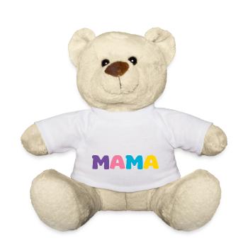 Maman - Nounours - blanc - Devant