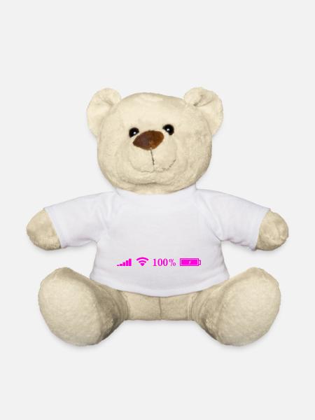 Wi-Fi-Symbol - Teddy - Weiß
