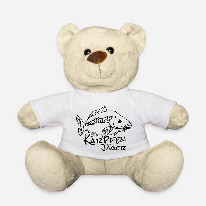 Karpfenjäger - Teddy - Weiß
