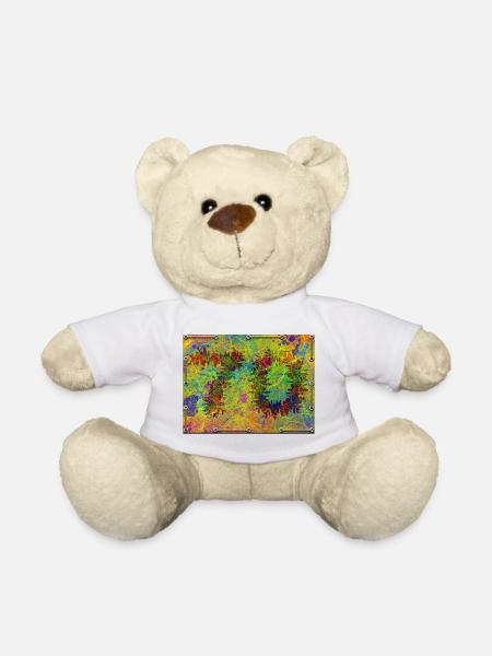 70th birthday - Teddy Bear - white