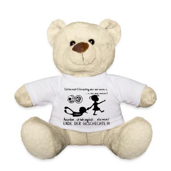 Ich bin nicht Eifersüchtig ... - Teddy - Weiß - Vorne