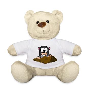 style comique Mole - Nounours - blanc - Devant
