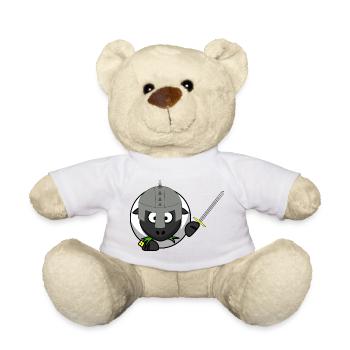 RitterSchaf im Kampf - Teddy - Weiß - Vorne