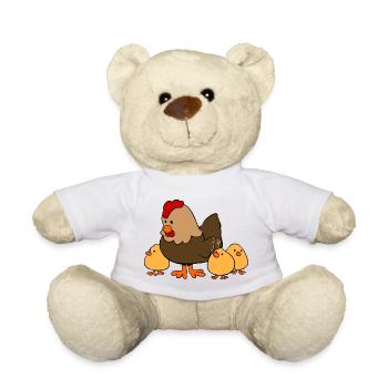 Chicken family - Teddy - Weiß - Vorne