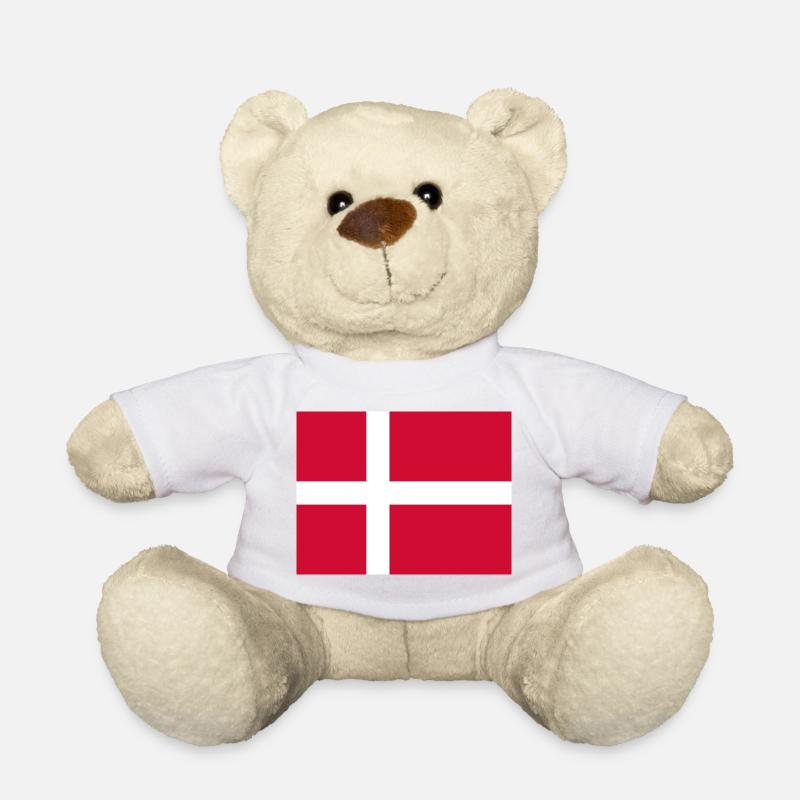 Denmark - Teddy Bear - white