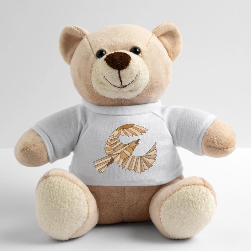 Vector Eagle Vintage T Shirt Teddy Bear