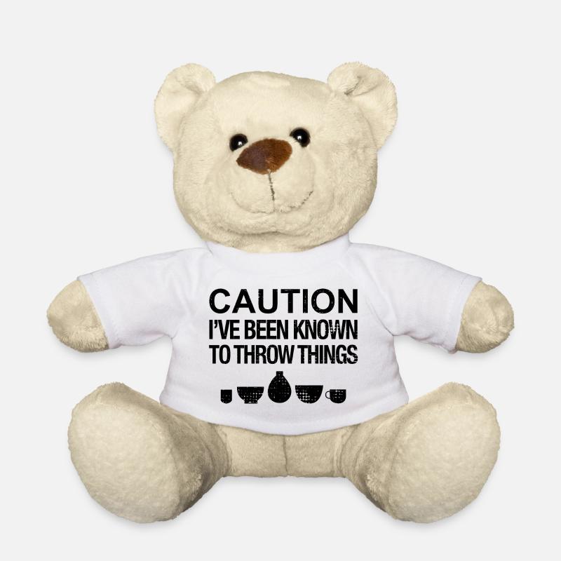 potiers - Nounours - blanc