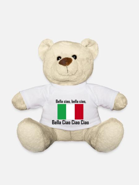 Bella Ciao Ciao Ciao summer hit party - Teddy Bear - white