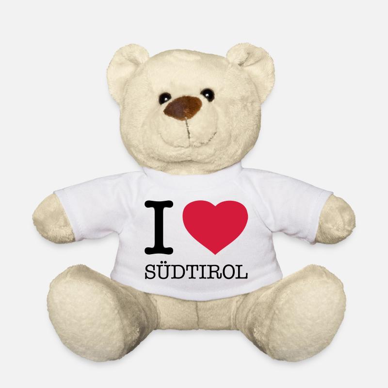 I LOVE SÜDTIROL - Teddy - Weiß
