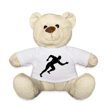 athlète - Nounours - blanc - Devant