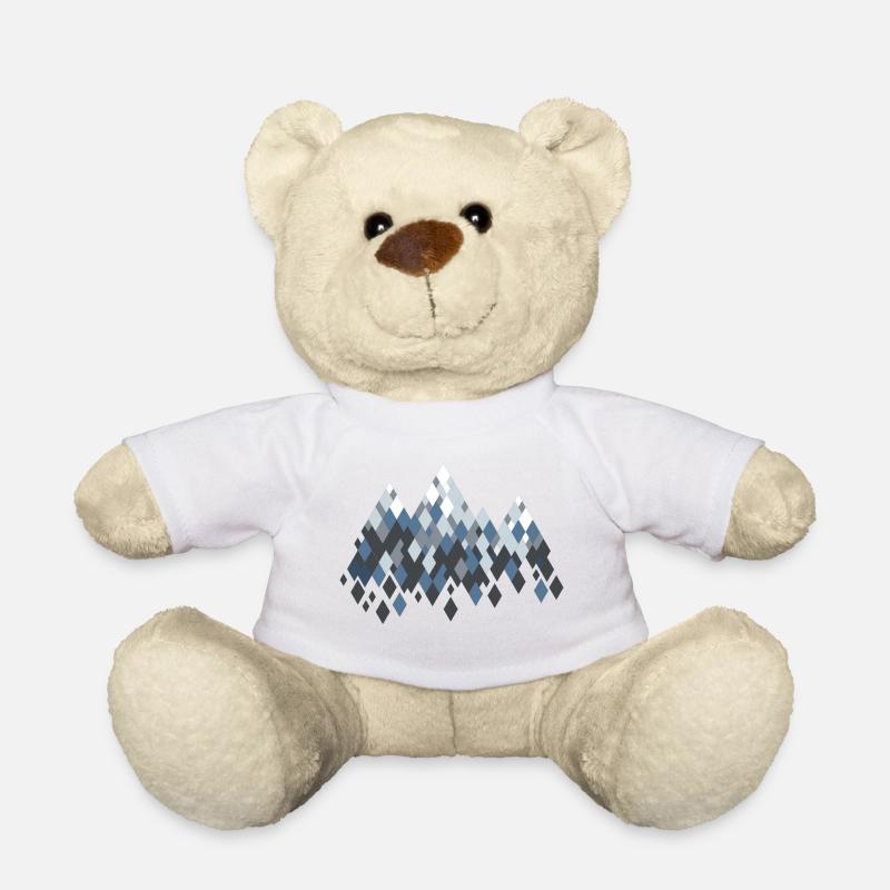 Montagnes - Nounours - blanc