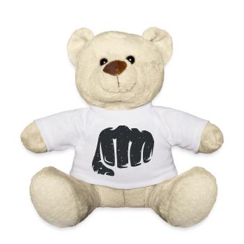 Boxing - Teddy Bear - white - Front