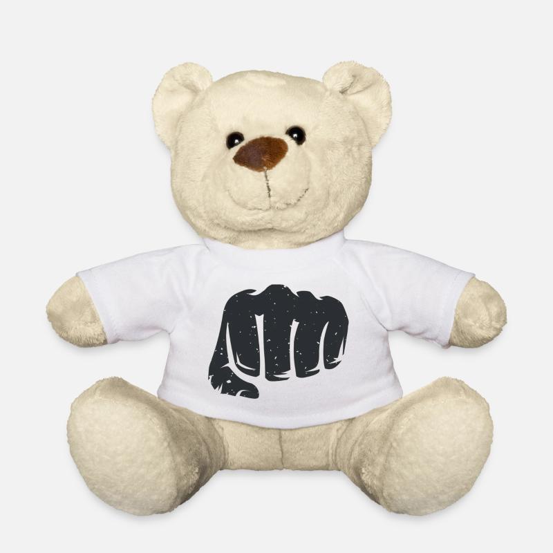 boxe - Nounours - blanc