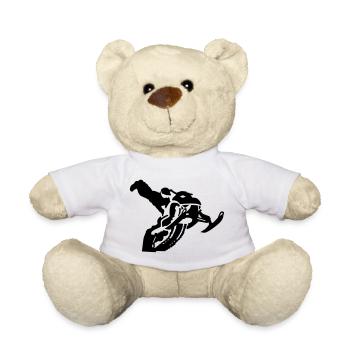 snowmobile stunt - Teddy - Weiß - Vorne