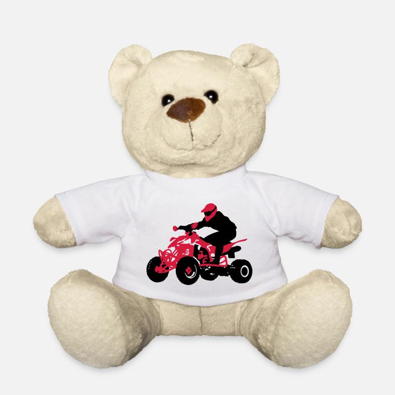quad - Nounours - blanc